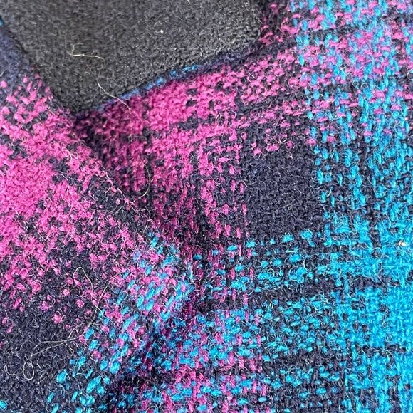 Pendleton Vintage Womens Wool Plaid Blazer Size 14 Corpcore Old Money Jacket - Picture 14 of 14